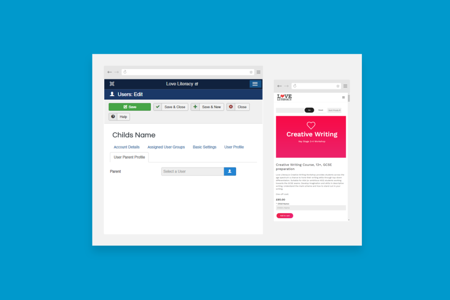 Love Literacy Parent & Child